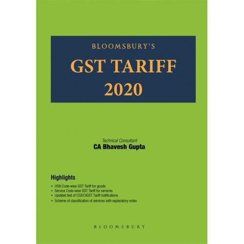 Bloomsbury's GST Tariff 2020 by CA. Bhavesh Gupta